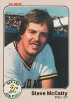 1983 Fleer #525 Steve McCatty Baseball Card