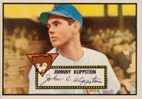 1952 Topps #148 Johnny Klippstein Cream back Baseball Card
