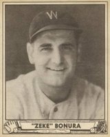1940 Play Ball #131 Zeke Bonura Baseball Card