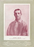 1902 Sporting Life Cabinets #34 Johnny Bates Boston, NL, 1907-Correct spell Johnny Baseball Card