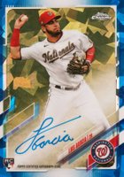 2021 Topps Chrome Sapphire Rookie Autographs #RALG Luis Garcia Baseball Card