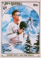 2023 Topps X Bob Ross the Joy of Baseball #66SP Anthony Volpe Variation Baseball Card