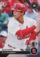 2021 Bowman Next Baseball America's Top 100 Prospects #BA11 Nolan Gorman Baseball Card