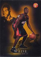 2003 Topps Pristine #115 Dwyane Wade Gold Refractor Basketball Card