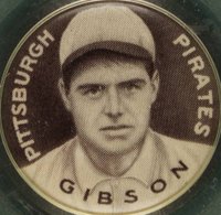 1910 Sweet Caporal Pins # George Gibson Small Letters Baseball Card