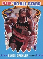 1990 Fleer All-Stars #11 Clyde Drexler Basketball Card