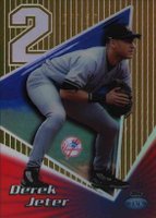 1999 Topps Tek Gold #24B Derek Jeter Pattern 23 Baseball Card