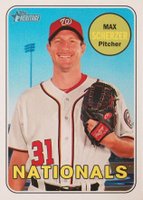 2018 Topps Heritage  #67 Max Scherzer Baseball Card