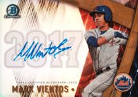 2017 Bowman Draft Class of 2017 Autographs #MV Mark Vientos Gold Refractor Baseball Card