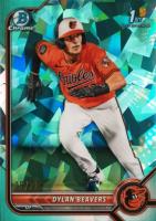 2022 Bowman Draft Chrome Sapphire Edition #BDC160 Dylan Beavers Aqua Baseball Card