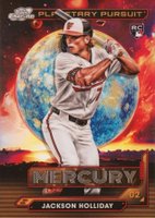 2024 Topps Chrome Cosmic Planetary Pursuit #5 Jackson Holliday Mercury Baseball Card