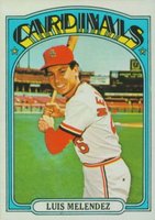 1972 Topps #606 Luis Melendez Baseball Card