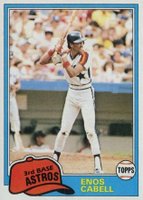 1981 Topps #45 Enos Cabell Baseball Card