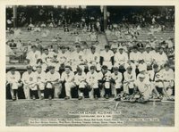 1936 Glossy Finish & Leather # American League All-Stars Glossy Baseball Card