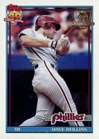 1991 Topps Desert Shield #264 Dave Hollins Baseball Card