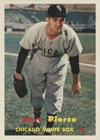1957 Topps #160 Billy Pierce Baseball Card