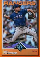 2024 Topps Transcendent Collection Transcendent Icons Chrome #45 Max Scherzer Orange Refractor Baseball Card