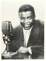 1950 WNBC Photocard # Jackie Robinson Baseball Card