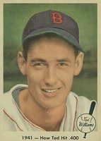 1959 Fleer Ted Williams #17 1941- How Ted Hit .400 Baseball Card
