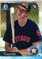 2019 Bowman Chrome #25 Kyle Tucker Holding Bat Baseball Card