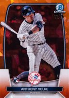 2023 Bowman Chrome Sapphire Edition #11 Anthony Volpe Orange Baseball Card