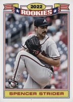 2022 Topps Throwback Thursday #147 Spencer Strider Baseball Card