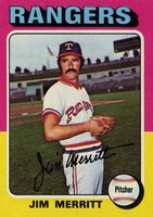 1975 Topps #83 Jim Merritt Baseball Card
