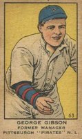 1919 Strip Card #63 George Gibson Baseball Card