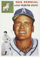 1954 Topps #2 Gus Zernial Baseball Card