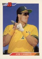 1992 Bowman #600 Jose Canseco Baseball Card