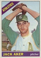 1966 Topps #287 Jack Aker Baseball Card