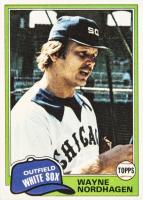 1981 Topps #186 Wayne Nordhagen Baseball Card