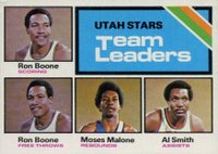 1975 Topps #286 Utah Stars Team Basketball Card