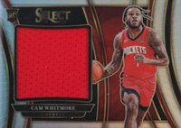 2023 Panini Select Jumbo Rookie Swatches #RJSCA Cam Whitmore Basketball Card