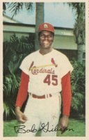 1971 Dell Today's Team Stamps # Bob Gibson Baseball Card