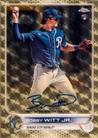 2022 Topps Chrome Rookie Autographs #RABW Bobby Witt Jr. Superfractor 1/1 Baseball Card