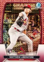 2023 Bowman Mega Box Chrome #48 Matthew Liberatore Pink Baseball Card
