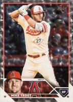 2023 Topps #27 Mike Trout Silver Foil Baseball Card