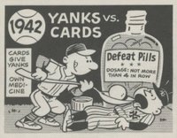 1967 Laughlin World Series #39 1942- Cardinals Vs. Yankees Baseball Card