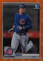 2020 Bowman Chrome #92 Anthony Rizzo Orange Refractor Baseball Card