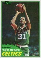 1981 Topps #5 Cedric Maxwell Basketball Card