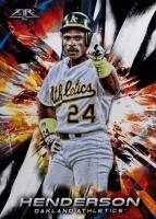 2018 Topps Fire  #37 Rickey Henderson Baseball Card