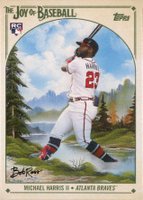 2023 Topps X Bob Ross the Joy of Baseball #37 Michael Harris II Baseball Card