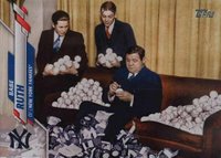 2020 Topps #562 Babe Ruth SSP-Signing Balls Baseball Card