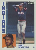 1984 Topps #789 Bert Blyleven Baseball Card