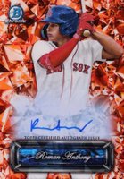 2024 Bowman Sapphire Edition Sapphire Selections Autographs #RA Roman Anthony Orange Baseball Card