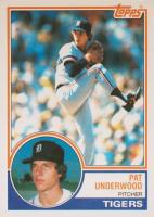 1983 Topps #588 Pat Underwood Baseball Card