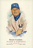 2007 Topps Allen & Ginter #348 Roger Clemens Baseball Card