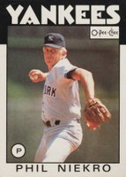 1986 O-Pee-Chee #246 Phil Niekro Baseball Card