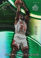 2003 Upper Deck Triple Dimensions Reflections  #5 Michael Jordan Emerald Basketball Card